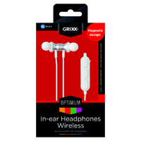 Oortelefoon Grixx BT In-Ear Wit
