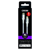 Kabel Grixx Lightning Naar Usb-C 1M Wit
