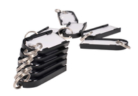 Sleutellabel Pavo Magnetisch 10 Stuks Zwart