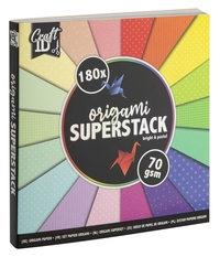 Origami Craftid 15X15CM 70GR 180 Vel Assorti Kleuren