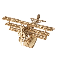 Robotime Airplane. Diy 3D Kit. Zelfbouwpakket