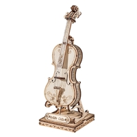 Robotime Cello. Houten Miniatuur. Diy 3D Kit.