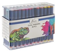 Alcoholmarkers Nassau Arts Duopunt Set À 48 Kleuren