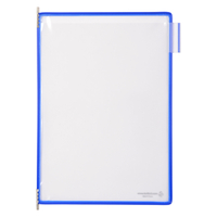 Zichtpaneel Tarifold A4 Verticaal Blauw 10 Stuks