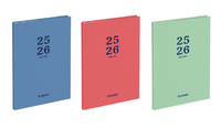 Schoolagenda 2025 Brepols 16-M Bretime Coral 3 KL Ass A5 FSC
