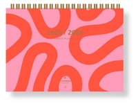 Family Planner A-Journal Flow Pink 18-M