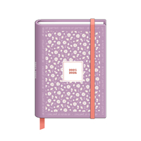 Schag25 A6 Pastel Miniflowers Lila Padded FSC