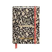 Schoolagenda 2025 Studie Glamour Leopard Folie &Elastiek FSC