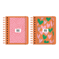Schoolagenda 2025 A6 Diy Trend Plastic Cover Spiraal FSC