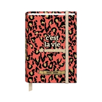 Schoolagenda 2025 A6 Glamour Leopard Goudfolie&Elastiek FSC