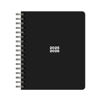 Schoolagenda 2025 B5 Planner Basics Zwart FSC