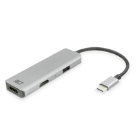 Adapter Act Usb-C 4K Multiport Voor 2 Hdmi Monitoren