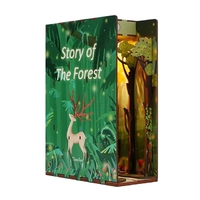 Tonecheer Story Of The Forest Bookend Book Nook