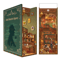 Tonecheer Voilin Detective Agency (Incl.DC) Bookend Book Nook