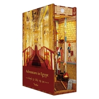 Tonecheer Adventure In Egypt Bookend Book Nook