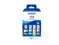 Navulinkt Epson 113 Ecotank Zwart + 3 Kleuren