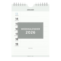 Kal26 A5 1WK - Basis Wit Zondag