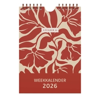 Kal26 A5 1WK - SS Flower Rood