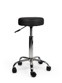 Tabouret Kruk Office Standaard Met Gasveer Harde Wielen ZW