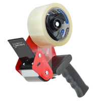 Verpakkingstape Dispenser Rapesco Germ-Savvy 960 Antibacterieel Met Transparante Tape Zwart