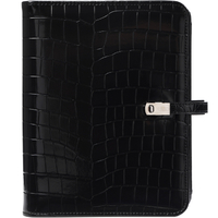 Organizer Kalpa A5 Inclusief Agenda 2025-2026 7Dagen/2Pagina's Croco Zwart