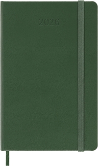Agenda 2026 Moleskine 12M Planner Weekly 7Dagen/1Pagina Pocket HC Myrtle Green
