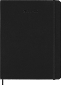 Agenda 2025/2026 Moleskine 18M Planner Weekly 7Dagen/1Pagina XL HC Black
