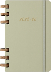 Agenda 2025/2026 Moleskine 12M Academic Weekly 7D/1P Myrtle Large Kiwi