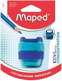 Puntenslijper Maped Kidy Learn Concentration 1-Gaats Blauw