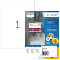 Etiket Herma 10784 210X297MM Weerbestendig Wit 80 Etiketten