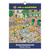 Verjaardagskalender Jan Van Haasteren A4
