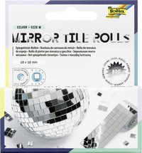 Mozaieksteentjes Folia Zilver Zelfklevend 10X10MM