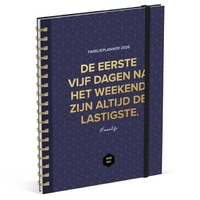 Familieagenda 2026 Lannoo 180X240 Mama Baas 7Dagen/2Pagina's