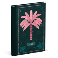 Agenda 2026 Lannoo 120X160 Exotic Palms 7Dagen/2Pagina's Zwart