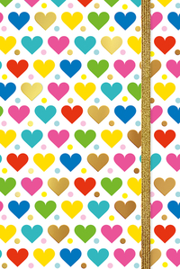 Notitieboekje Hartjes/TC/150-110MM/Multi/Papier