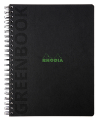 Notitieboek Rhodia Greenbook Recycled A4+ Lijn 160 Pagina's 90GR HC