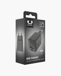 Oplader Usb + Usb-C 30W Storm Grey