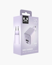 Oplader Usb + Usb-C 30W Dreamy Lilac