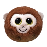 Ty Beanie Bouncers Banana Monkey Brown