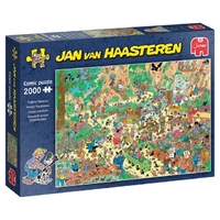 Puzzel Jan Van Haasteren Vrolijke Fladderaars 2000 Stukjes