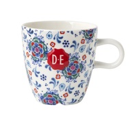 Douwe Egberts Mok Dutch Indigo Vintage Tiles 270ML, 6 Stuks