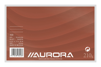 Systeemkaart Aurora 200X125MM Lijn Met Rode Koplijn 210GR Wit