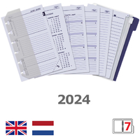 Agendavulling 2024 Kalpa Pocket Jaardoos 7Dagen/2Pagina's