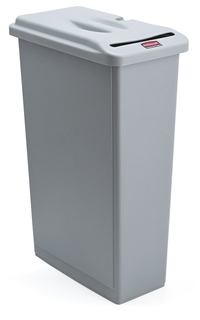 Afvalbak Rubbermaid Slim Jim Vertrouwelijke Documenten 87 Liter Grijs