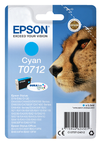 Inktcartridge Epson T0712 Blauw