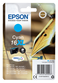 Inktcartridge Epson 16XL T1632 Blauw