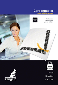 Carbon Schrijfmachine Kangaro A4 Zwart