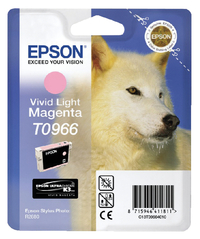 Inktcartridge Epson T0966 Lichtrood