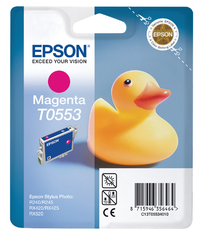 Inktcartridge Epson T0553 Rood