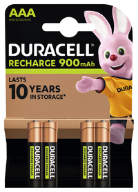 Batterij Oplaadbaar Duracell 4Xaaa 900Mah Ultra
